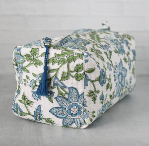 Cosmetic Bag Gayatri Blue/Green