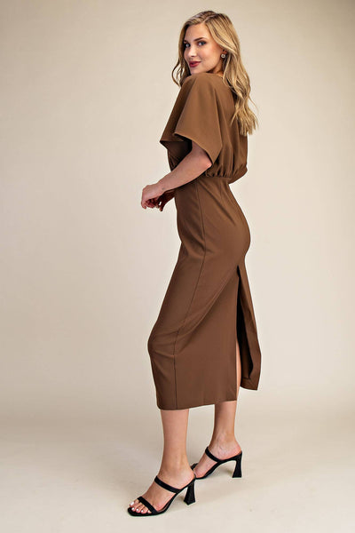 Gilded Goddess Midi Dress