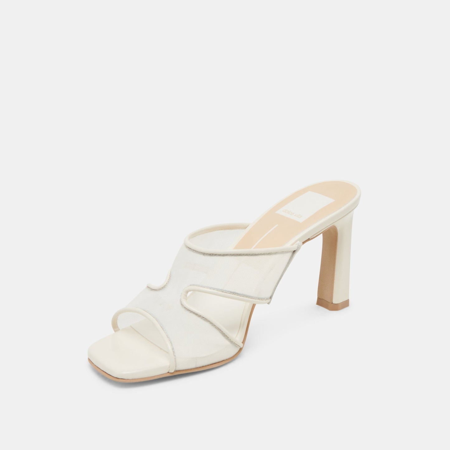Dolce Vita Gitel Heels Off White Mesh