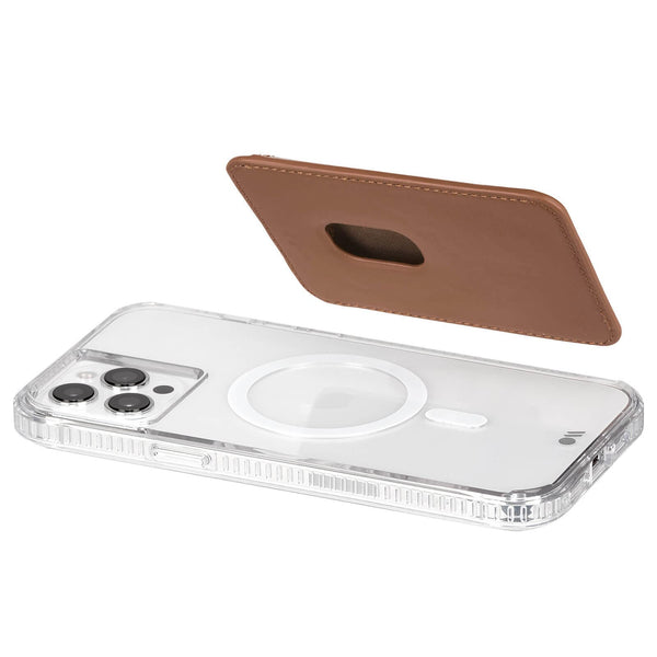 Case-Mate - MagSafe Card Holder : Cognac