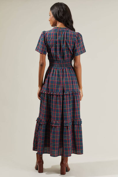 Palmer Poplin Tiered Maxi Dress