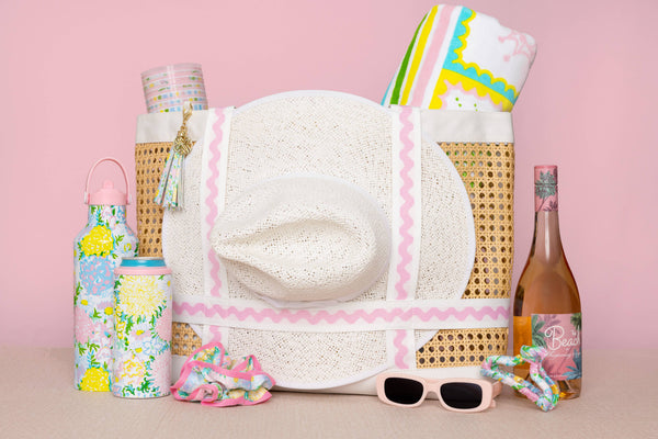Lilly Pulitzer Beach Hat Tote