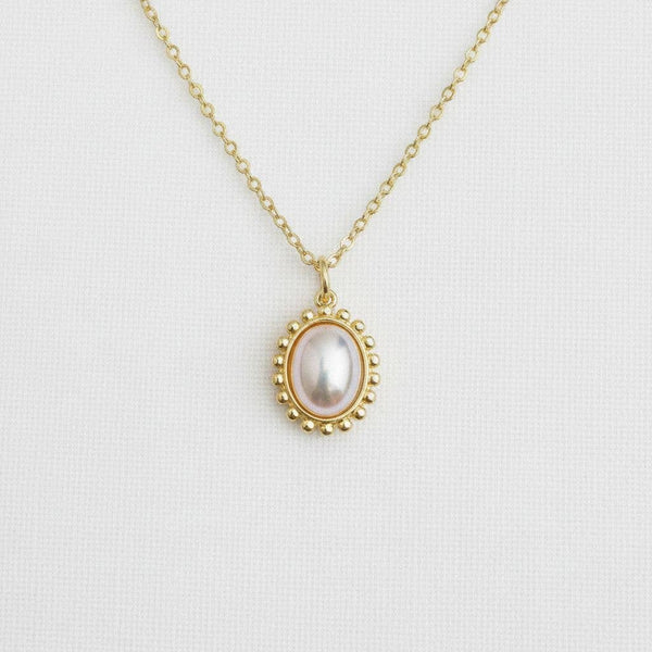 Vintage Pearl Chain Necklace