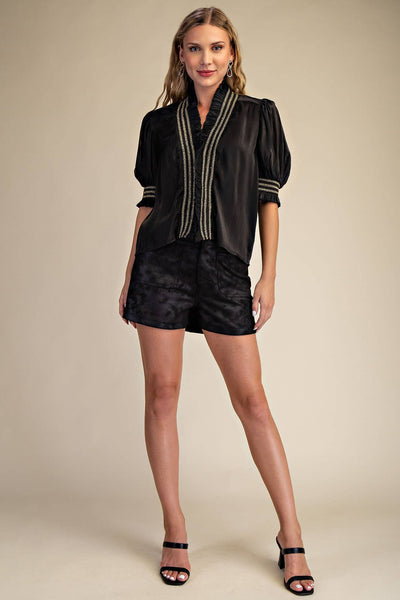 Miriam Blouse in Black