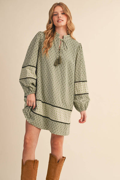 Round Top Mini Dress