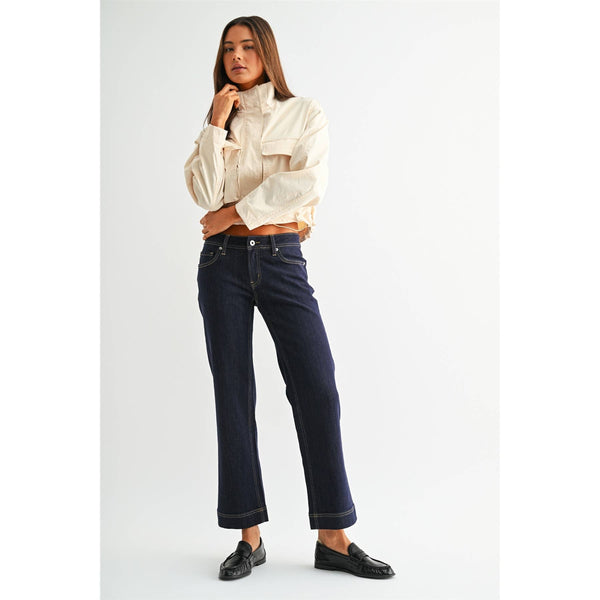 Straight and Loose Low Rise Jean