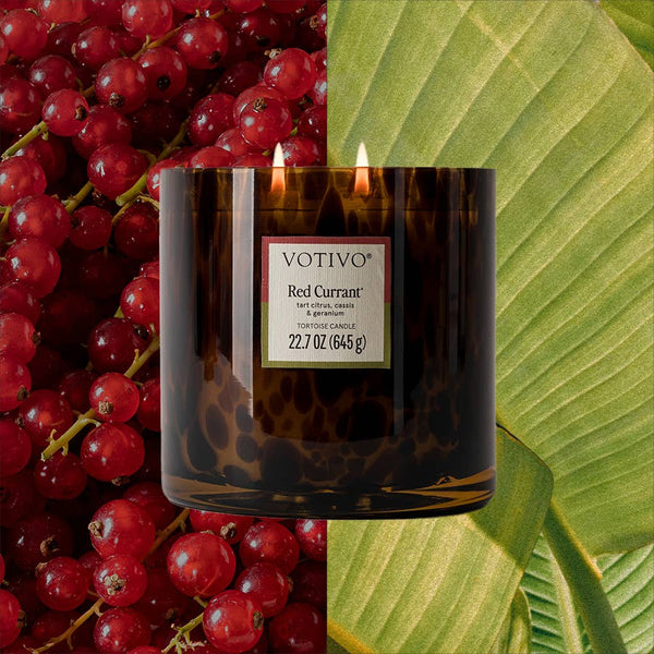 Votivo - Red Currant Tortoise Candle