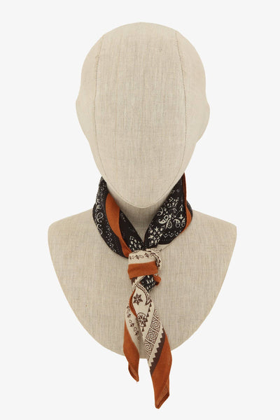 anbfashion - Paisley Retro Print Bandana Scarf: Mg