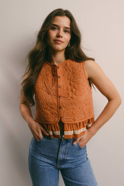 Marlowe Peplum Vest