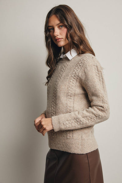 Emma Taupe Sweater