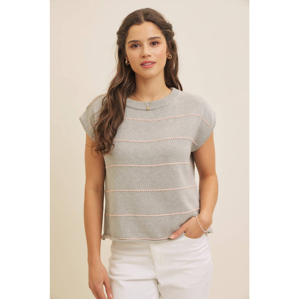 Blushing Grey Sweater