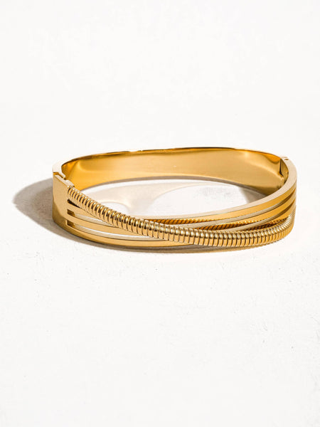 Yuna Non-Tarnish Chain Bangle Bracelet