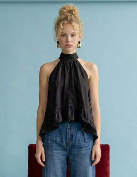 Ebony Halter Top