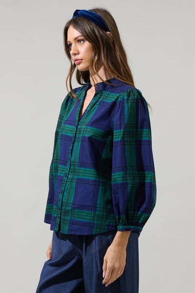 Harrisville Plaid Top