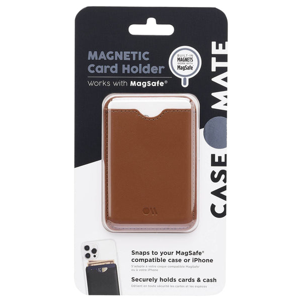 Case-Mate - MagSafe Card Holder : Cognac
