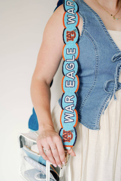 Auburn Beaded Purse Strap