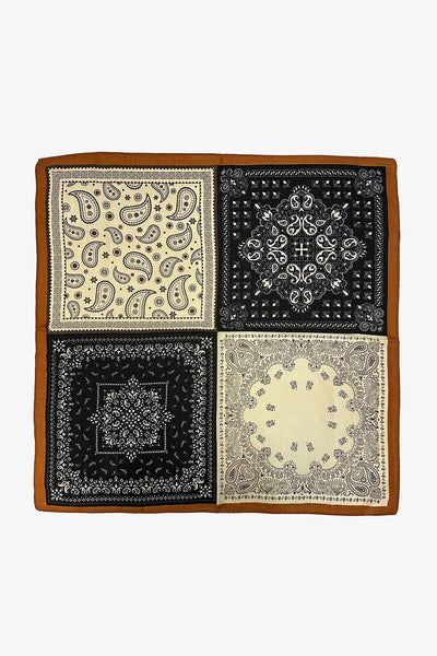 anbfashion - Paisley Retro Print Bandana Scarf: Mg