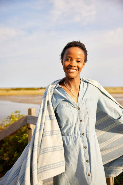 ChappyWrap - The Lightweight Blanket - Tile Stripe