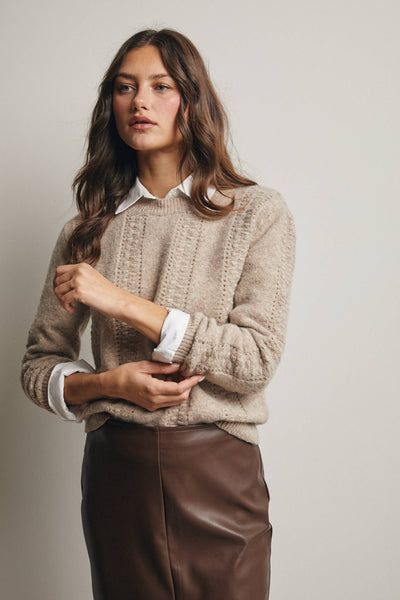 Emma Taupe Sweater
