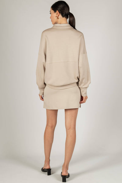 Butter Modal Skort: Taupe