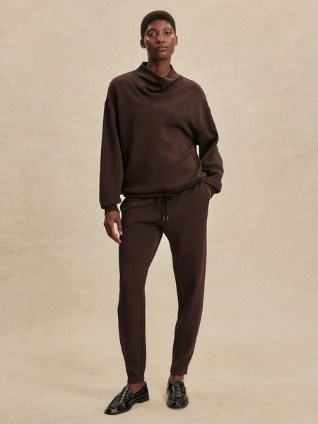 Varley Betsy Sweat in Coffee Bean