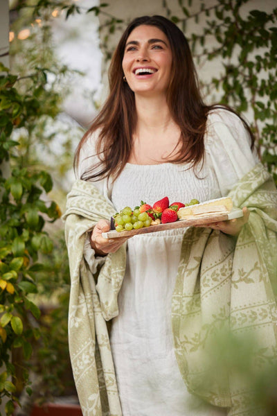 ChappyWrap - The Lightweight Blanket - Springtime Stripe