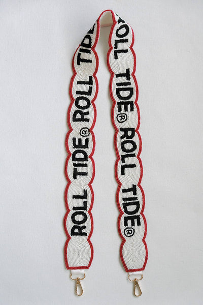 University of Alabama Beaded Purse Strap