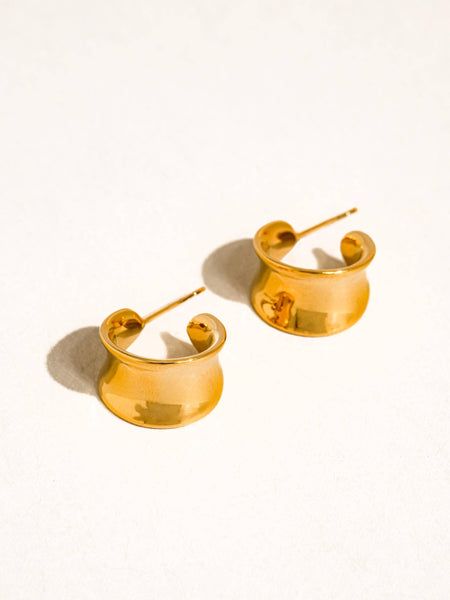 Yvaine Wide Hoop Earrings