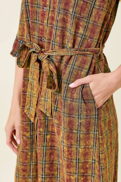 Autumn Plaid Dress (Pre-order arriving September 19)