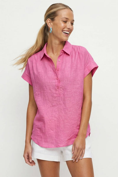 Avery Shore Popover Pink