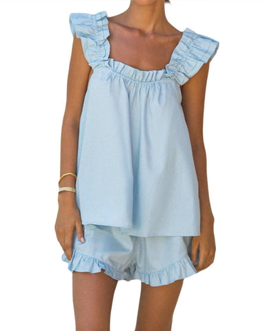 Sky Blue Pajama Set