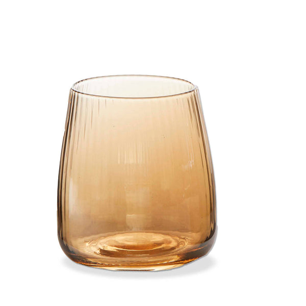 Chelsea Stemless Wine Glass Amber