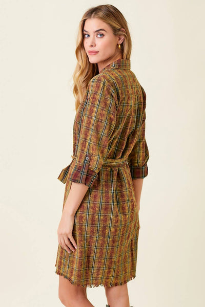 Autumn Plaid Dress (Pre-order arriving September 19)