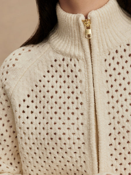 Varley Mandy Bouclé Knit Jacket