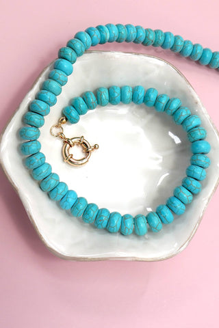 Turquoise Beaded Necklace