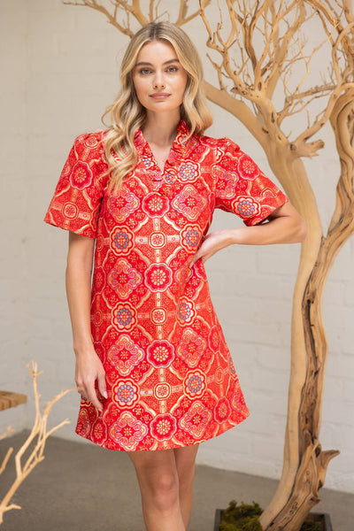Zuri Jacquard Dress