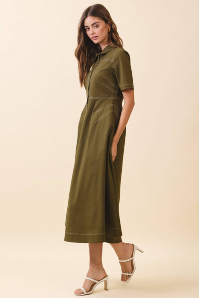 Olive You Midi Dress