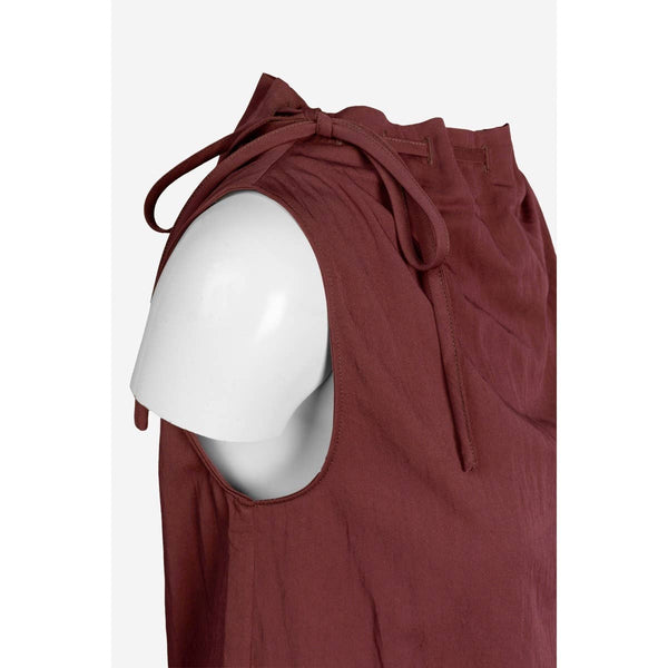 Cinched Mock Neck Top