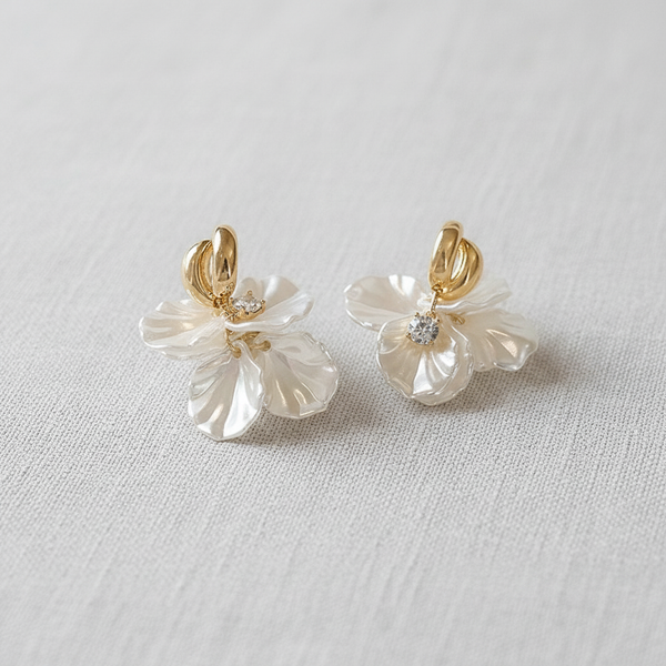 Shell Flower Earrings