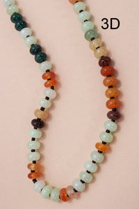 Terra Glass Bead Necklace