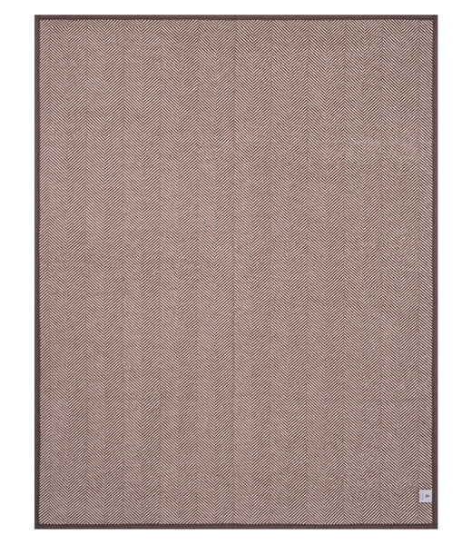 ChappyWrap - Harborview Herringbone Chocolate Blanket: Original