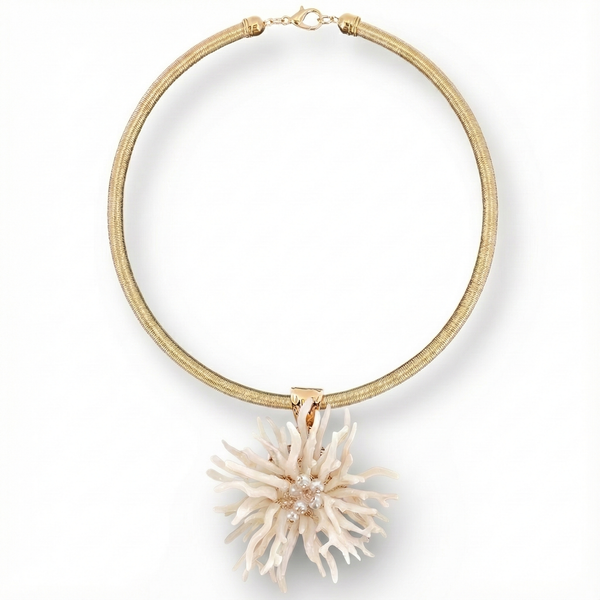 Lyra Coral Necklace