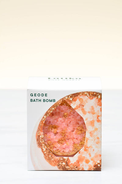 Rose Quartz Crystal Geode Bath Bomb