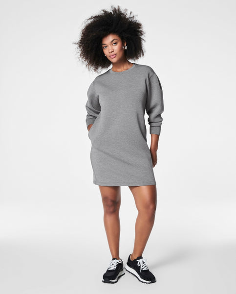 Spanx AirEssentials Crew Neck Dress Grey