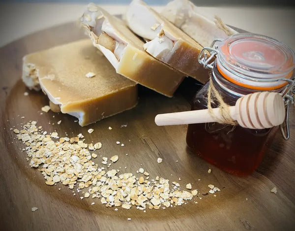 2 Gals & A Goat -Oatmeal & Honey Goat Milk Soap