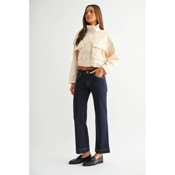 Straight and Loose Low Rise Jean