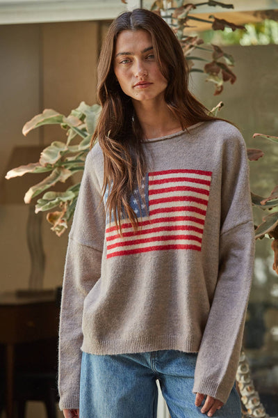American Woman Sweater Arriving Wednesday