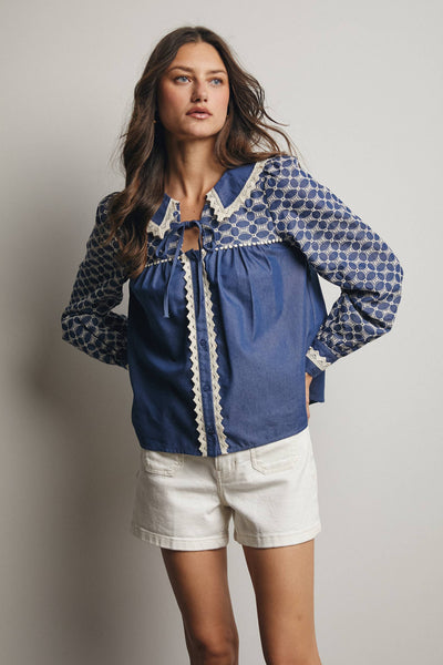 Jolene Denim Blouse