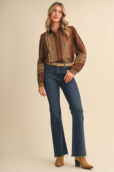 Beth Suede Top