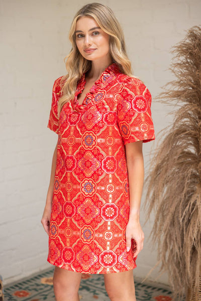 Zuri Jacquard Dress